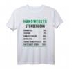 HapBunny Handwerker T-Shirt  Lustiges Handwerk Design mit Spruch für Elektriker, Maurer, Maler, Schreiner & mehr