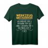 Werkzeugmechaniker Prüfungsvorbereitung Handwerk Mechaniker T-Shirt  Perfekt für Azubis und Berufseinsteiger im Handwerk