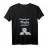 Damen Einmal mit Profis arbeiten - Lustiges Handwerker Spruch T-Shirt mit V-Ausschnitt für Bauarbeiter & Arbeitskollegen