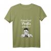 Damen Einmal mit Profis arbeiten - Lustiges Handwerker Spruch T-Shirt mit V-Ausschnitt für Bauarbeiter & Arbeitskollegen