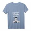 Damen Einmal mit Profis arbeiten - Lustiges Handwerker Spruch T-Shirt mit V-Ausschnitt für Bauarbeiter & Arbeitskollegen