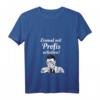 Damen Einmal mit Profis arbeiten - Lustiges Handwerker Spruch T-Shirt mit V-Ausschnitt für Bauarbeiter & Arbeitskollegen