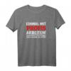 HapBunny Bau Handwerker T-Shirt  Lustiges Geschenk für Maurer, Klempner, Dachdecker & Co. zum Geburtstag, Vatertag & Weihnachten