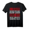 Arbeite Ruhig und Zufrieden Handwerker T-Shirt mit lustigem Spruch  Perfekt für Bauarbeiter und Werkstattprofis