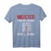 Meister Finden Immer Eine Lösung Handwerker T-Shirt mit Spruch - Perfektes Geschenk für Meister & Handwerker