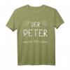 Der Peter macht das schon! Witziges Vatertags- und Geburtstags-T-Shirt für Männer mit dem Namen Peter