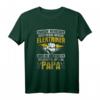 Herren Elektriker Papa T-Shirt - Persönliches Geschenk für Meister, Handwerker & Elektroniker mit Spruch