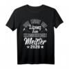 Lizenz zum Klugscheißen Meisterprüfung 2020 T-Shirt  Perfektes Geschenk für Handwerker zum bestandenen Meisterbrief