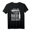 Egal ob Silikon oder Bier. Hauptsache dicht! Fun Handwerker T-Shirt  Witziges Geschenk für Monteure, Klempner & Bierliebhaber