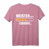Herren Meister 2020 Handwerker Kfz Meister Werkstatt Geschenk T-Shirt - Lustiges Witziges Outfit für Zimmerer, Schreiner, Dachdecker & Mechaniker