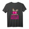 Après Ski Haserl - Skifahrerin Leo Print T-Shirt für Frauen, Spaßiges Skioutfit & Party T-Shirt für Hüttenabend & Mädelswochenende