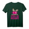 Après Ski Haserl - Skifahrerin Leo Print T-Shirt für Frauen, Spaßiges Skioutfit & Party T-Shirt für Hüttenabend & Mädelswochenende