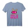 Après Ski Haserl - Skifahrerin Leo Print T-Shirt für Frauen, Spaßiges Skioutfit & Party T-Shirt für Hüttenabend & Mädelswochenende