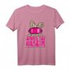 Après Ski Haserl - Skifahrerin Leo Print T-Shirt für Frauen, Spaßiges Skioutfit & Party T-Shirt für Hüttenabend & Mädelswochenende