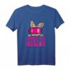 Après Ski Haserl - Skifahrerin Leo Print T-Shirt für Frauen, Spaßiges Skioutfit & Party T-Shirt für Hüttenabend & Mädelswochenende