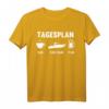 Lustiges Bootsführer Schiffsruder Tagesplan Bier T-Shirt  Perfekt für Bootsfahrer, Yachtbesitzer & Segelbootliebhaber als Geschenk zu Bootsprüfung & Geburtstag