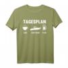 Lustiges Bootsführer Schiffsruder Tagesplan Bier T-Shirt  Perfekt für Bootsfahrer, Yachtbesitzer & Segelbootliebhaber als Geschenk zu Bootsprüfung & Geburtstag
