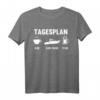 Lustiges Bootsführer Schiffsruder Tagesplan Bier T-Shirt  Perfekt für Bootsfahrer, Yachtbesitzer & Segelbootliebhaber als Geschenk zu Bootsprüfung & Geburtstag