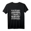 Herren Jawohl Herr Hauptfeldwebel T-Shirt - Lustiges Bundeswehr Spruch für Soldaten & Ausbilder bei der Armee