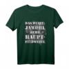 Herren Jawohl Herr Hauptfeldwebel T-Shirt - Lustiges Bundeswehr Spruch für Soldaten & Ausbilder bei der Armee