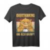 Zu viel nachgedacht und so mürrisch - Mood Cat Vintage T-Shirt für Katzenliebhaber, Humor und Tierfreunde