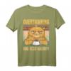 Zu viel nachgedacht und so mürrisch - Mood Cat Vintage T-Shirt für Katzenliebhaber, Humor und Tierfreunde