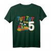 Kinder 5. Geburtstag Eisenbahn Zug T-Shirt  Lustiges Geschenk für 5-jährige Jungen, Lokomotiv-Fans & Eisenbahnliebhaber