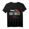 Logger Woodsman Vintage Run Forest Run Holzfäller-Kettensäge T-Shirt  Lustiges Geschenk für Holzfäller, Waldläufer und Holzarbeiter