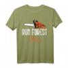 Logger Woodsman Vintage Run Forest Run Holzfäller-Kettensäge T-Shirt  Lustiges Geschenk für Holzfäller, Waldläufer und Holzarbeiter