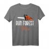 Logger Woodsman Vintage Run Forest Run Holzfäller-Kettensäge T-Shirt  Lustiges Geschenk für Holzfäller, Waldläufer und Holzarbeiter