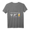 Holzfäller Bier Forstwirt Förster Motorsäge Baumfäller T-Shirt - Perfektes Geschenk für Männer in der Forstwirtschaft