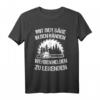 Herren Mit Der Sage In Den Händen Werden Helden Zu Legenden T-Shirt  Perfekt für Holzarbeiter, Forstwirte & Holzfreunde