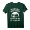 Herren Mit Der Sage In Den Händen Werden Helden Zu Legenden T-Shirt  Perfekt für Holzarbeiter, Forstwirte & Holzfreunde