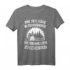 Herren Mit Der Sage In Den Händen Werden Helden Zu Legenden T-Shirt  Perfekt für Holzarbeiter, Forstwirte & Holzfreunde