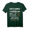 Hufschmied Stundenlohn Pferdeschmied T-Shirt  Lustiges Geschenk für Schmiede & Metallbauer, Perfekt für Pferde- und Handwerksliebhaber