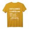 Hufschmied Stundenlohn Pferdeschmied T-Shirt  Lustiges Geschenk für Schmiede & Metallbauer, Perfekt für Pferde- und Handwerksliebhaber