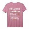 Hufschmied Stundenlohn Pferdeschmied T-Shirt  Lustiges Geschenk für Schmiede & Metallbauer, Perfekt für Pferde- und Handwerksliebhaber