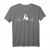 Schmied Hufschmied Metallbauer Herzschlag EKG Pferdeschmied T-Shirt  Für Pferdeliebhaber & Tierfreunde