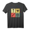 Retro Schmied T-Shirt - Vintage Metallbauer Design, perfektes Geschenk für Goldschmiede, Hufschmied, Vater, Onkel oder Bruder zu Geburtstag oder Weihnachten