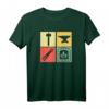 Retro Schmied T-Shirt - Vintage Metallbauer Design, perfektes Geschenk für Goldschmiede, Hufschmied, Vater, Onkel oder Bruder zu Geburtstag oder Weihnachten
