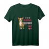 Chihuahua Hund Ich bin die verrückte Spruch T-Shirt  Lustiges Hundeliebhaber Design für Hundemamas & Papas