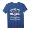 Hundetrainer T-Shirt mit Aufdruck 'Seine Majestät der Hundetrainer betritt das Gelände'  Perfektes Geschenk für ehrenamtliche Trainer und Hundeliebhaber