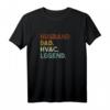 Herren HVAC Legend Vintage T-Shirt  Lustiges Technikgeschenk für Väter, Ehemänner & HVAC-Profis zum Vatertag