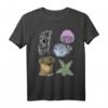 Meerestiere wissenschaftliche Illustration T-Shirt mit Blowfish, Babyhai, Seeanemone, Seesternen & Quallen  Ideal für Meeresliebhaber & Naturfreunde