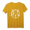 Satan Cat Shirt  Okkultes Satanic Lucifer T-Shirt für Damen und Herren, Gothic Heavy Metal Design, Perfekt für Satanismus, Hexerei & dunkle Mode
