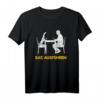 Exe Ausführen Programmierer T-Shirt für Informatiker, Admin & Nerds - Lustiges IT Design mit Eidechse