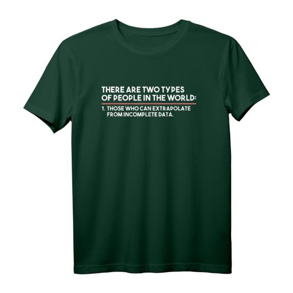 There Are Two Types Of People Informatik Informatiker T-Shirt  Lustiges IT Support T-Shirt für Nerds, Programmierer & IT-Profis