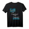 Itler Informatiker Verheiratet Spruch Softwareentwickler T-Shirt  Lustiges Geschenk für IT-Profis, Programmierer & Systemadministratoren