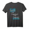 Itler Informatiker Verheiratet Spruch Softwareentwickler T-Shirt  Lustiges Geschenk für IT-Profis, Programmierer & Systemadministratoren