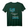 Itler Informatiker Verheiratet Spruch Softwareentwickler T-Shirt  Lustiges Geschenk für IT-Profis, Programmierer & Systemadministratoren